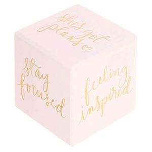 New Inspirational wood cube